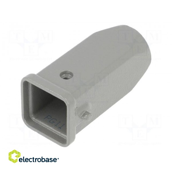 Enclosure: for HDC connectors | size D3A | for cable | for latch фото 1