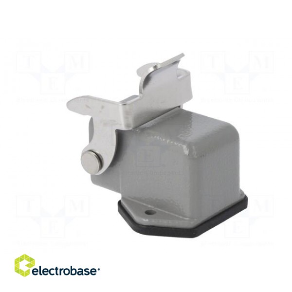 Enclosure: for HDC connectors | size D3A | with latch | angled | IP65 image 4