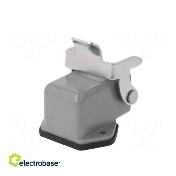 Enclosure: for HDC connectors | size D3A | with latch | angled | IP65 image 6