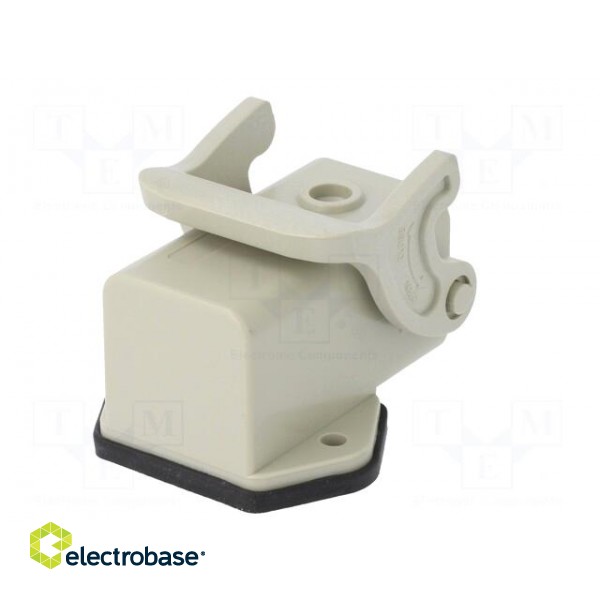 Enclosure: for HDC connectors | size D3A | with latch | angled | IP65 image 6