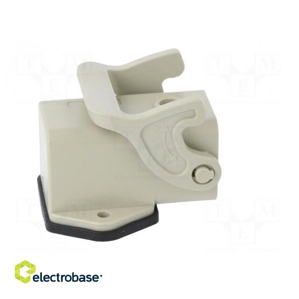 Enclosure: for HDC connectors | size D3A | with latch | angled | IP65 image 7