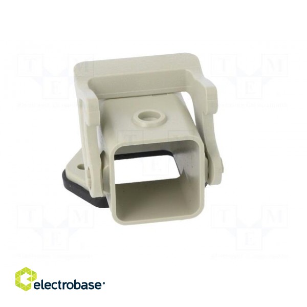 Enclosure: for HDC connectors | size D3A | with latch | angled | IP65 image 9