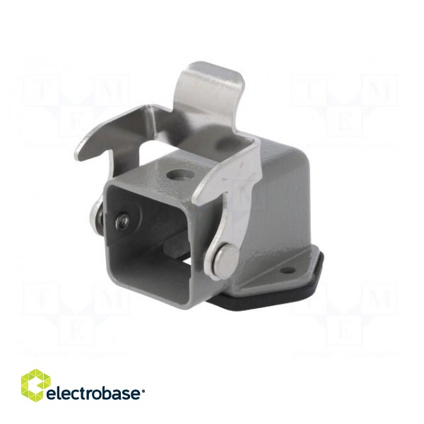 Enclosure: for HDC connectors | size D3A | with latch | angled | IP65 image 2