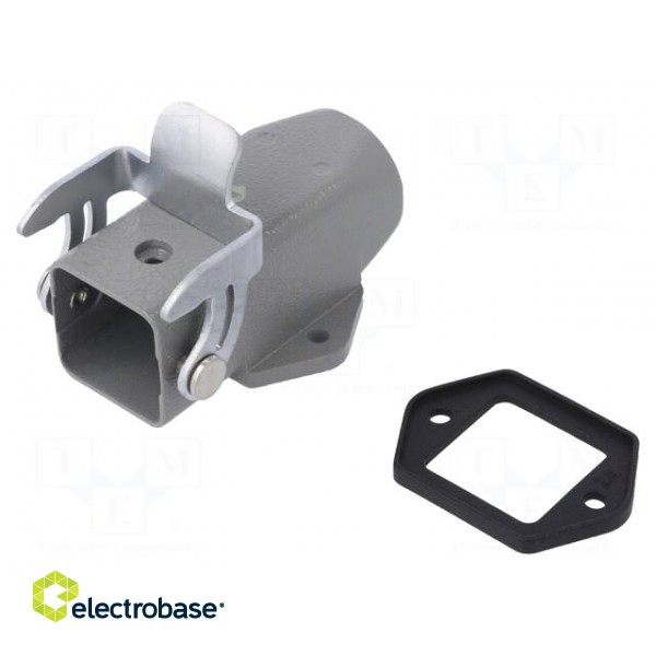 Enclosure: for HDC connectors | size D3A | for latch | straight paveikslėlis 1