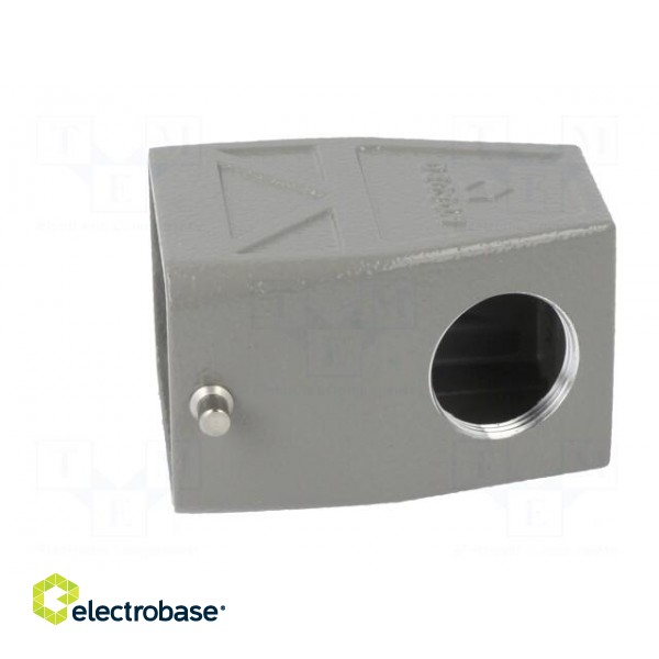 Enclosure: for HDC connectors | size D6B | for cable | for latch фото 3