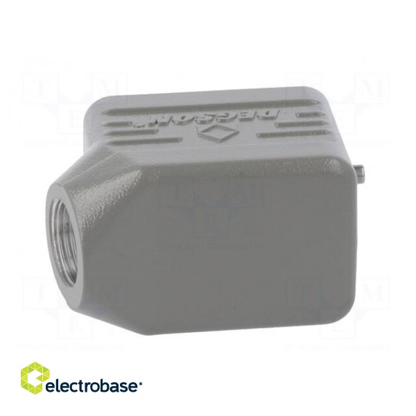 Enclosure: for HDC connectors | size D6B | for cable | for latch image 5