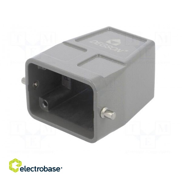 Enclosure: for HDC connectors | size D6B | for cable | for latch image 2