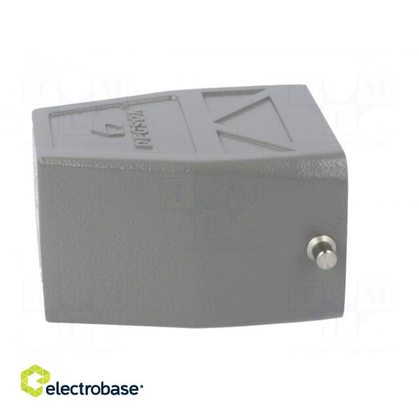 Enclosure: for HDC connectors | size D6B | for cable | for latch image 7