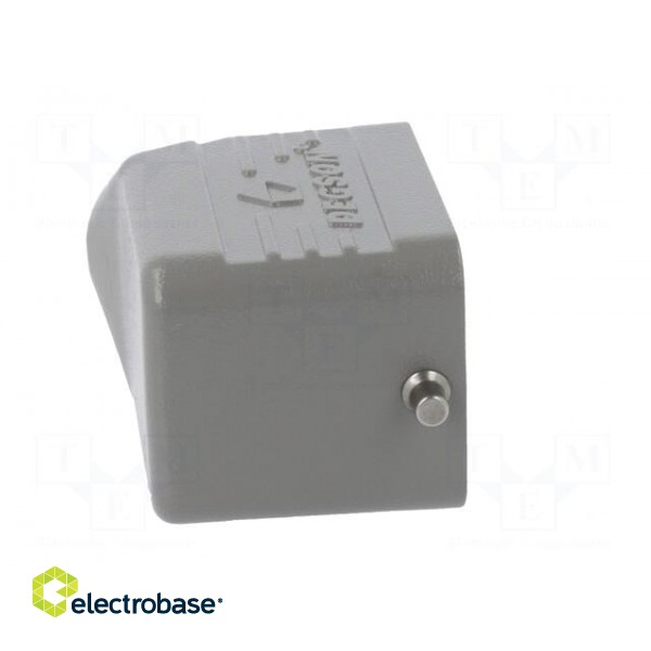 Enclosure: for HDC connectors | size D6B | for cable | for latch image 7