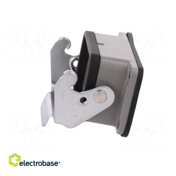 Enclosure: for HDC connectors | size D6B | with latch | straight фото 3