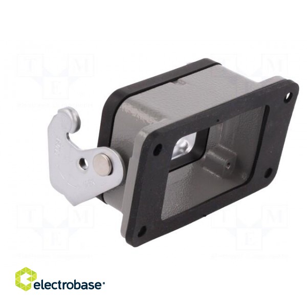 Enclosure: for HDC connectors | size D6B | with latch | straight image 4