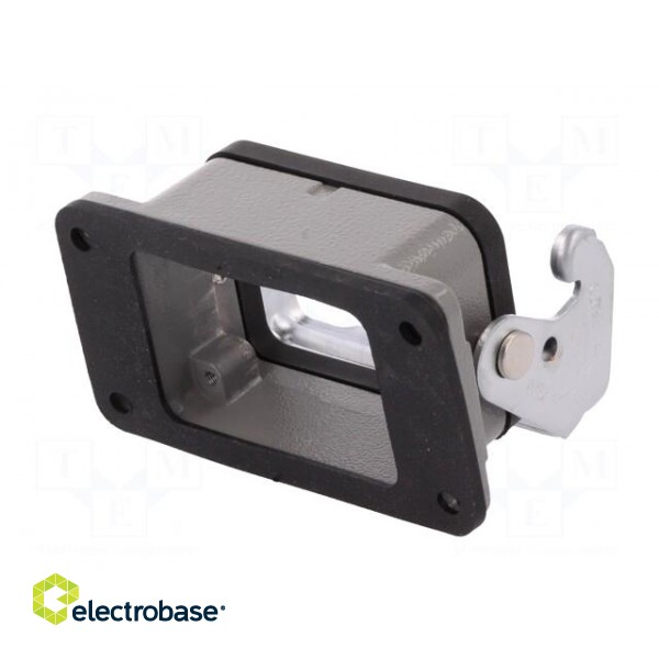 Enclosure: for HDC connectors | size D6B | with latch | straight image 6