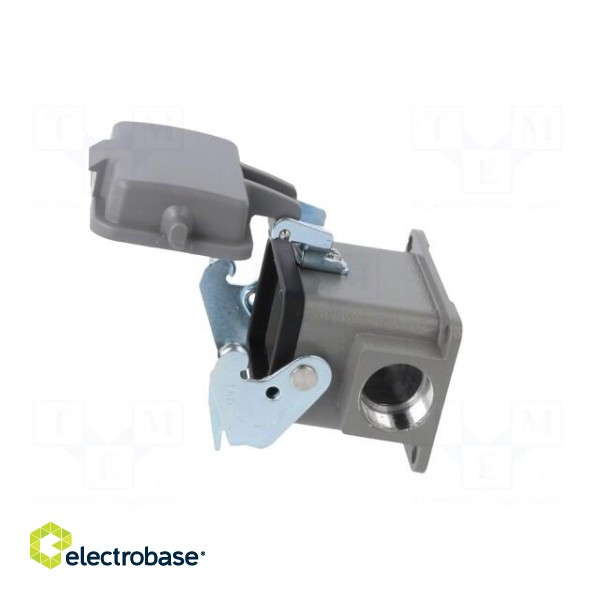 Enclosure: for HDC connectors | size D6B | with latch | with cover image 3