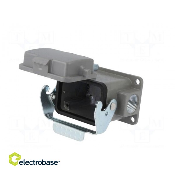 Enclosure: for HDC connectors | size D6B | with latch | with cover фото 2