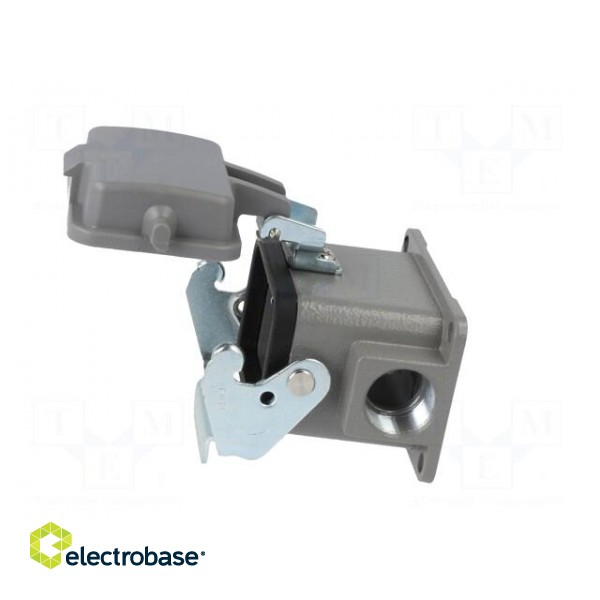 Enclosure: for HDC connectors | size D6B | with latch | with cover фото 3