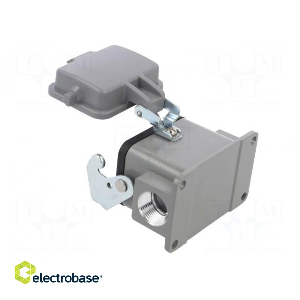 Enclosure: for HDC connectors | size D6B | with latch | with cover image 4