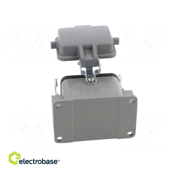 Enclosure: for HDC connectors | size D6B | with latch | with cover image 5
