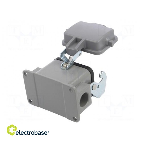 Enclosure: for HDC connectors | size D6B | with latch | with cover image 6