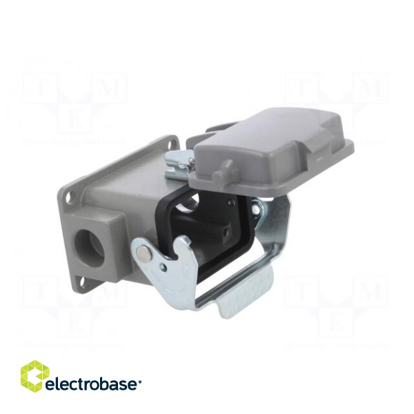Enclosure: for HDC connectors | size D6B | with latch | with cover image 8
