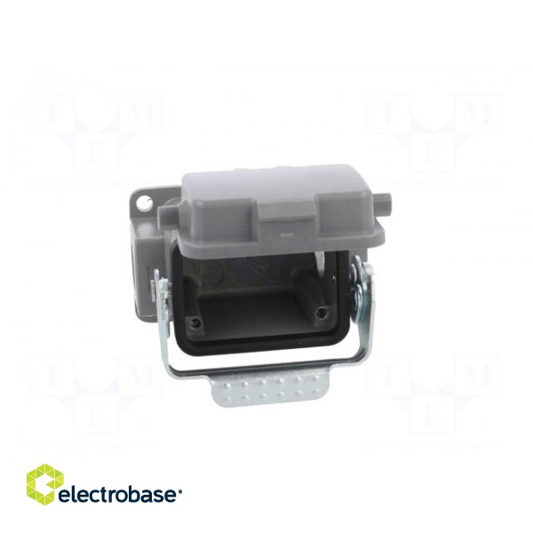 Enclosure: for HDC connectors | size D6B | with latch | with cover image 9