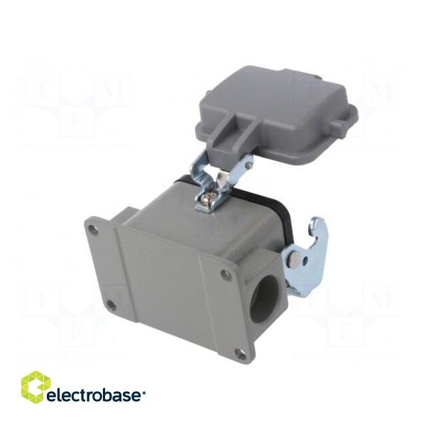 Enclosure: for HDC connectors | size D6B | with latch | with cover image 6