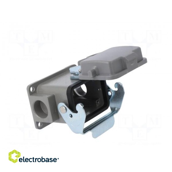 Enclosure: for HDC connectors | size D6B | with latch | with cover paveikslėlis 8