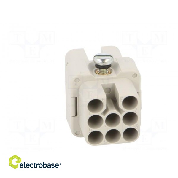 Connector: HDC | contact insert | female | C146 | PIN: 7 | size A3 image 5