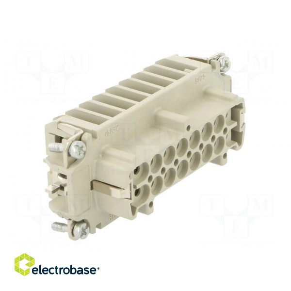 Connector: HDC | contact insert | female | C146,heavy|mate E | PIN: 16 image 8