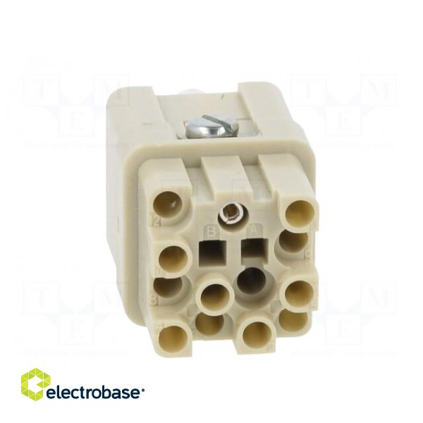 Connector: HDC | contact insert | female | C146,heavy|mate Q | PIN: 13 image 9