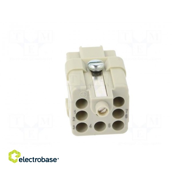 Connector: HDC | contact insert | female | C146,heavy|mate Q | PIN: 8 image 5