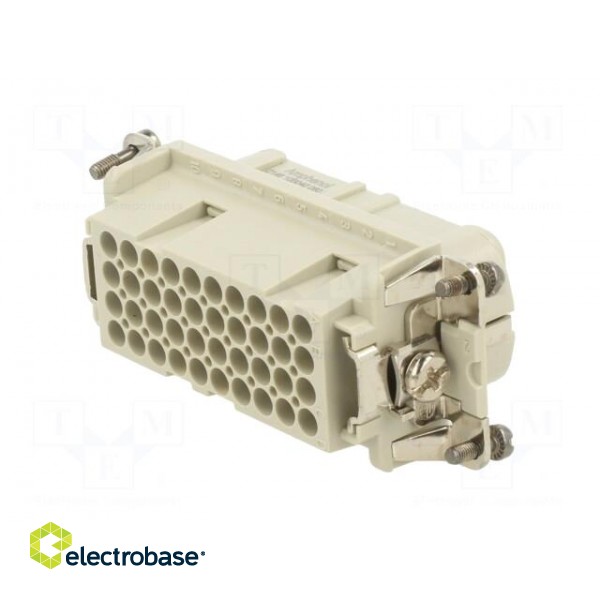 Connector: HDC | contact insert | male | C146 | PIN: 10 | 10+PE | size A10 paveikslėlis 6