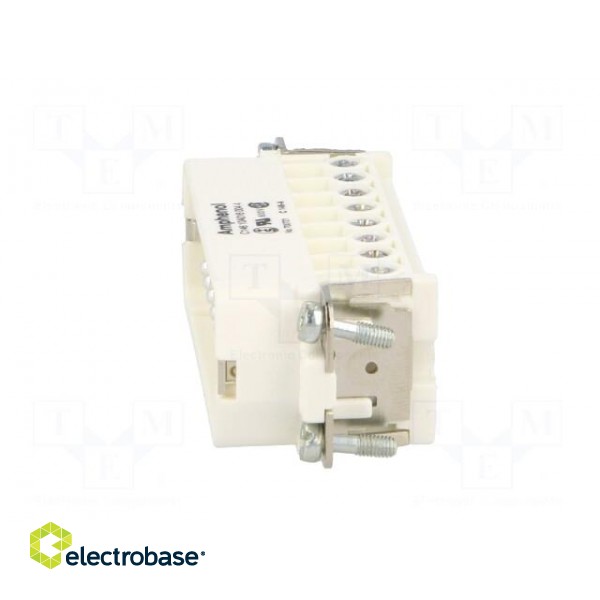 Connector: HDC | contact insert | male | C146 | PIN: 16 | 16+PE | 14A | 250V фото 3