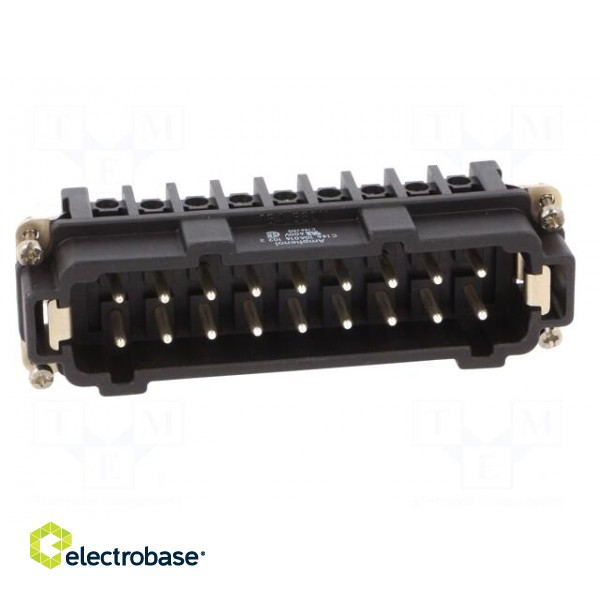 Connector: HDC | contact insert | male | C146 | size E24 | 16A | 660V image 9