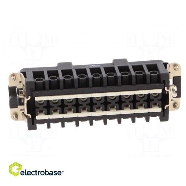 Connector: HDC | contact insert | male | C146 | size E24 | 16A | 660V image 5