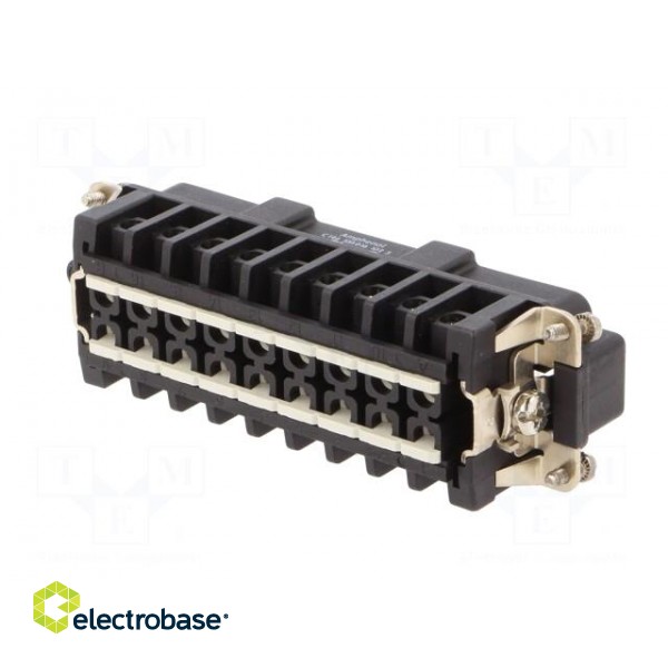 Connector: HDC | contact insert | male | C146 | size E24 | 16A | 660V image 6