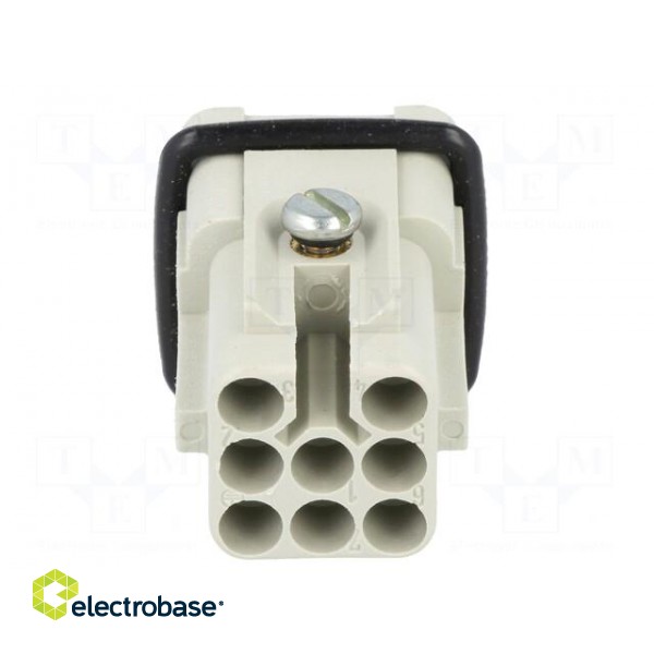 Connector: HDC | male | C146,heavy|mate D | PIN: 8 | size A3 | 16A | 42V image 5
