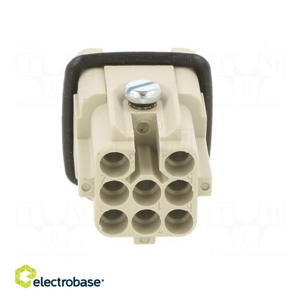 Connector: HDC | contact insert | male | C146,heavy|mate D | PIN: 8 image 5