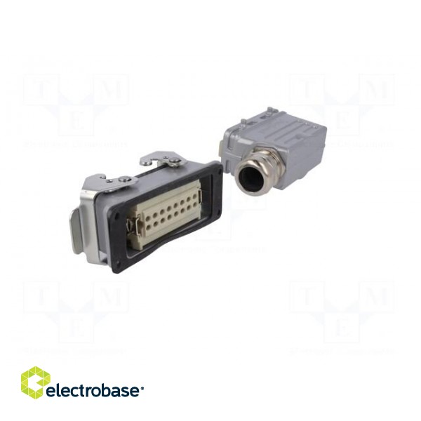 Connector: HDC | male + female | C146 | PIN: 16 | 16+PE | size E16 | M32 paveikslėlis 4