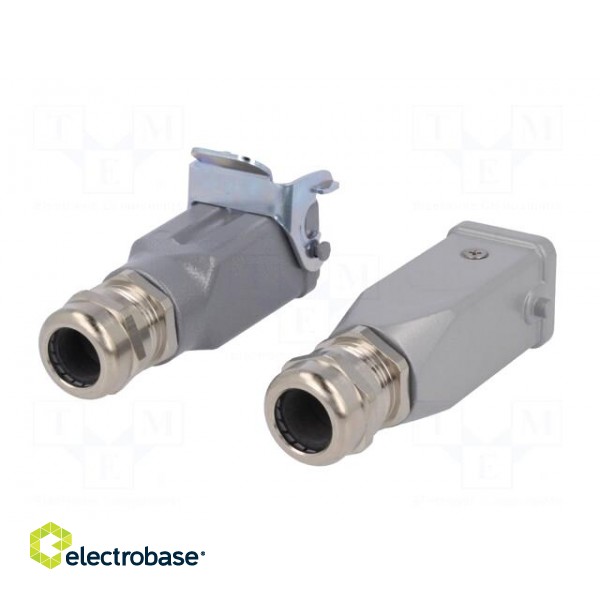 Connector: HDC | male + female | C146 | PIN: 5 | 4+PE | size A3 | straight paveikslėlis 6