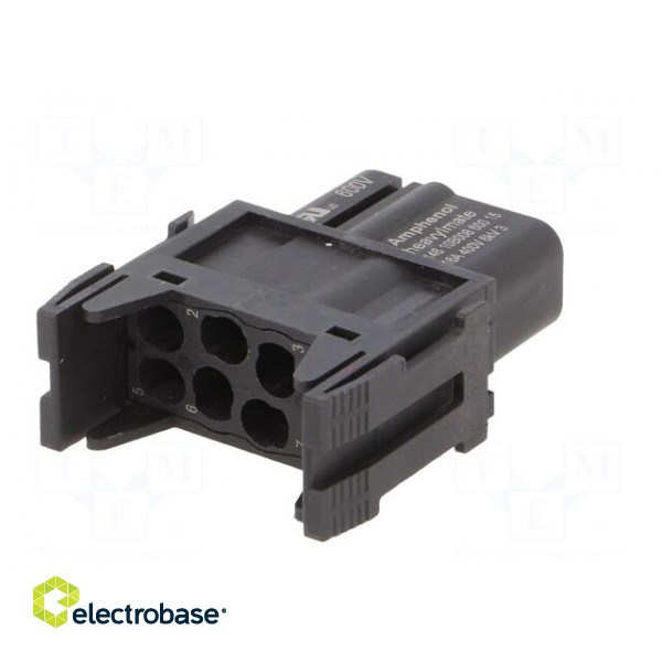 Connector: HDC | module | female | C146,heavy|mate F,Quintax | PIN: 8 image 6