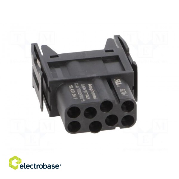 Connector: HDC | module | female | C146,heavy|mate F,Quintax | PIN: 8 image 9