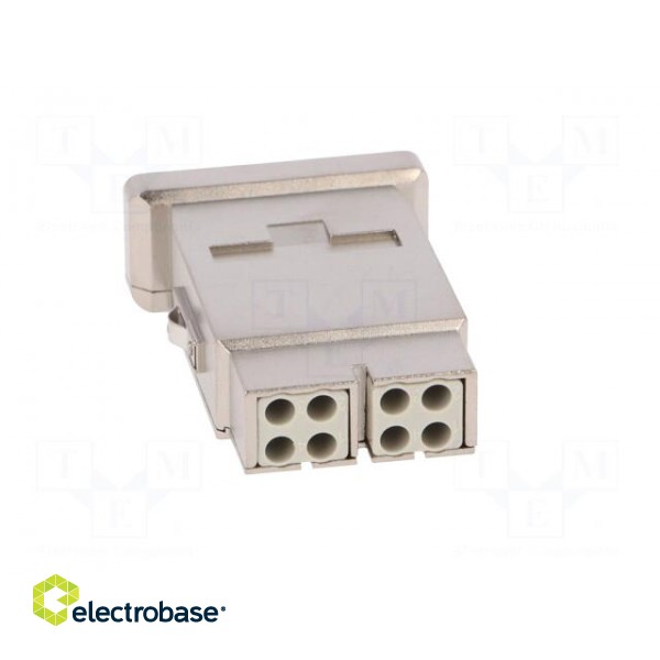 Connector: HDC | module,contact insert | female | C146,MegaBit | 50V image 9