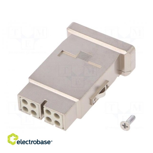 Connector: HDC | module,contact insert | female | C146,MegaBit | 50V image 1