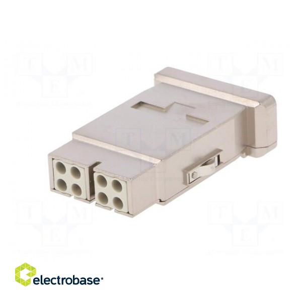 Connector: HDC | module,contact insert | female | C146,MegaBit | 50V image 2