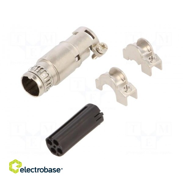 Connector: HDC | module,contact insert | female | PIN: 4 | 50V image 1