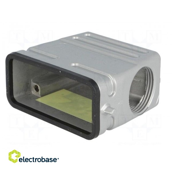 Enclosure: for HDC connectors | C146 | size A10 | for cable | angled image 2