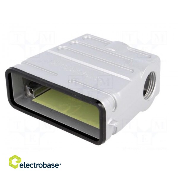 Enclosure: for HDC connectors | C146 | size A16 | for cable | angled фото 2