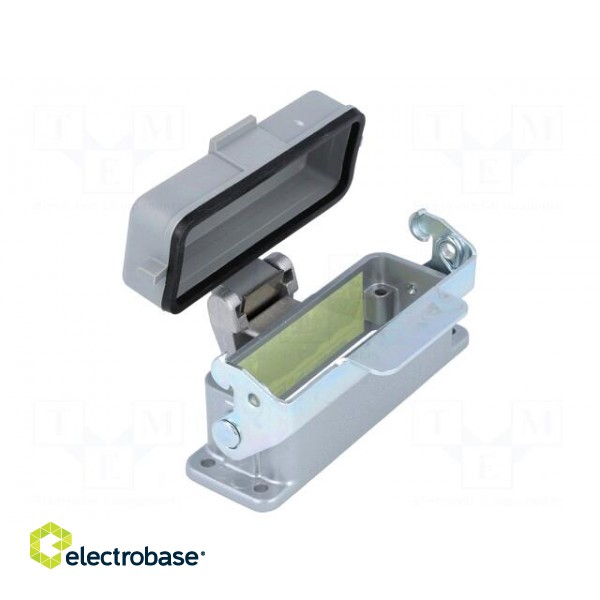 Enclosure: for HDC connectors | C146 | size A16 | with latch | IP65 paveikslėlis 1
