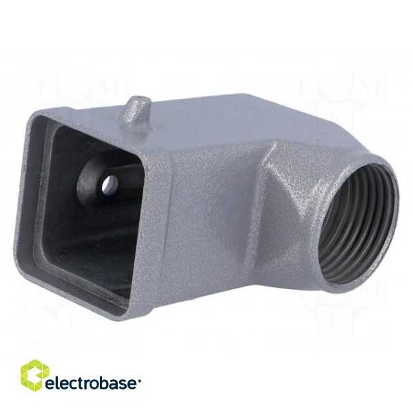 Enclosure: for HDC connectors | C146 | size A3 | for cable | angled image 1