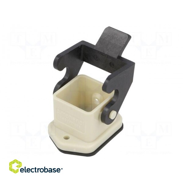 Enclosure: for HDC connectors | C146 | size A3 | with latch | plastic image 1